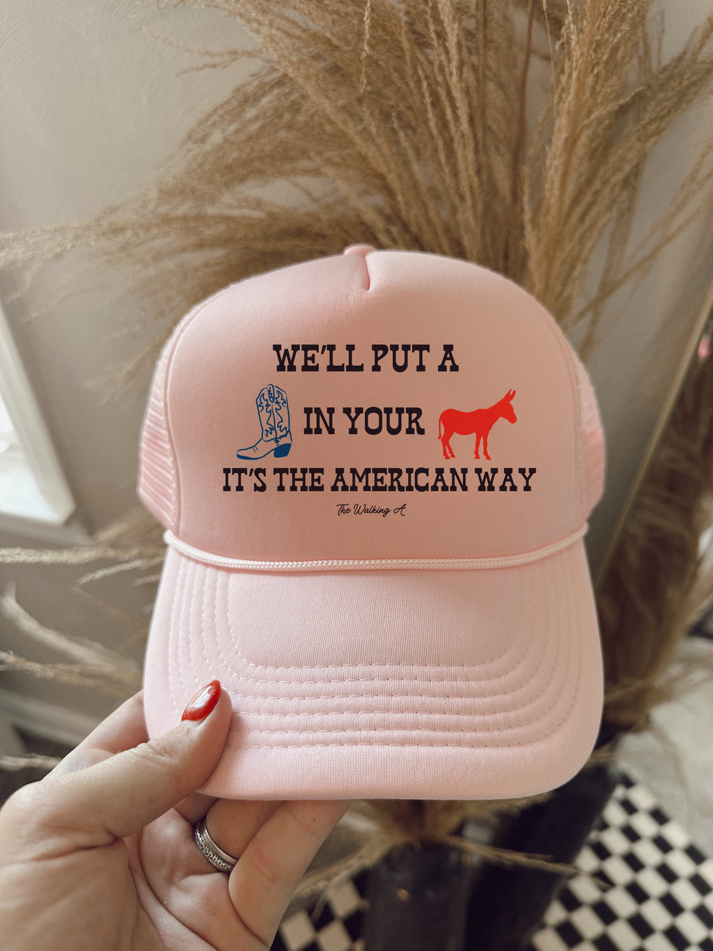 AMERICAN WAY CAP: PINK