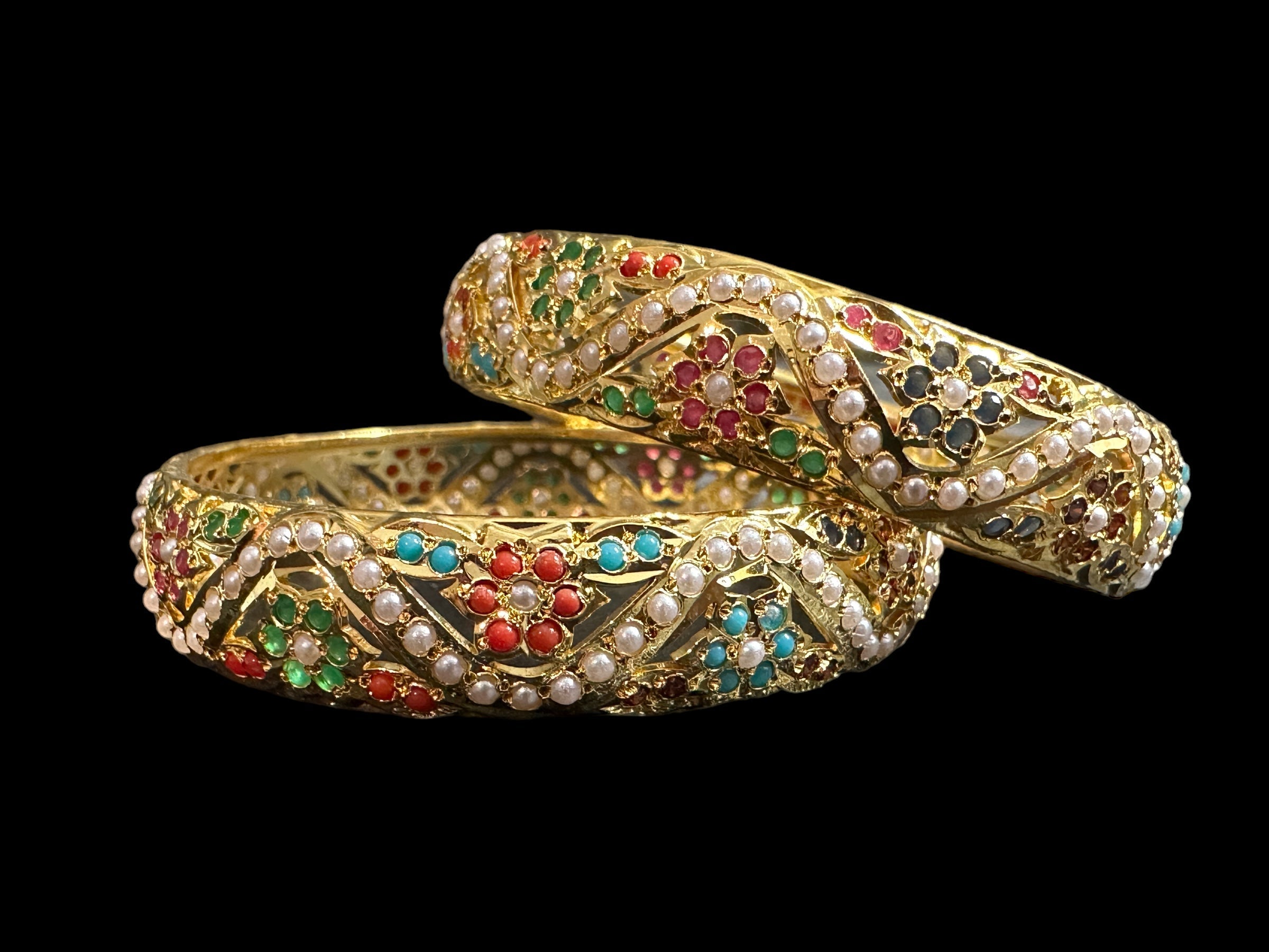 B303 Navratan bangle ( READY TO SHIP )