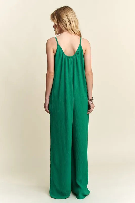 ADORA Wide Leg Casual Cami Jumpsuit