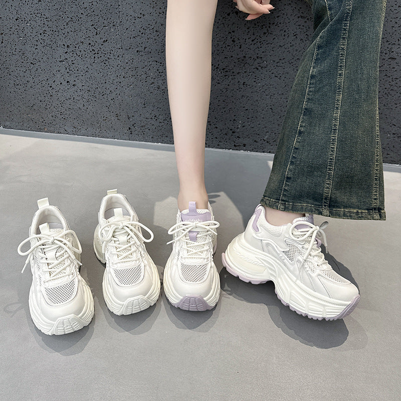 7CM Good-looking Invisible Height Increasing Dad Shoes Female