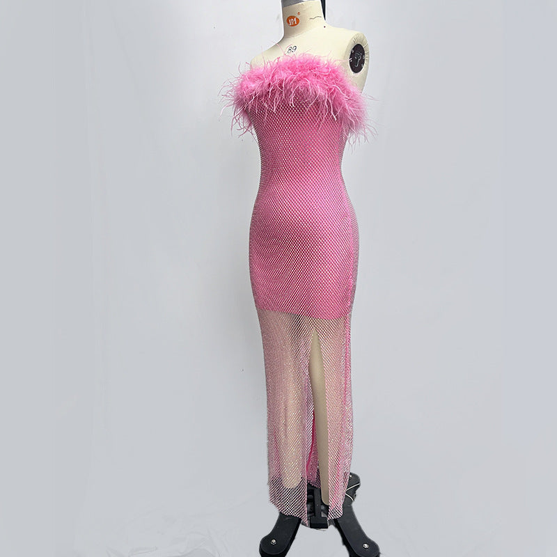 Bandage One-piece Dress Evening Dress