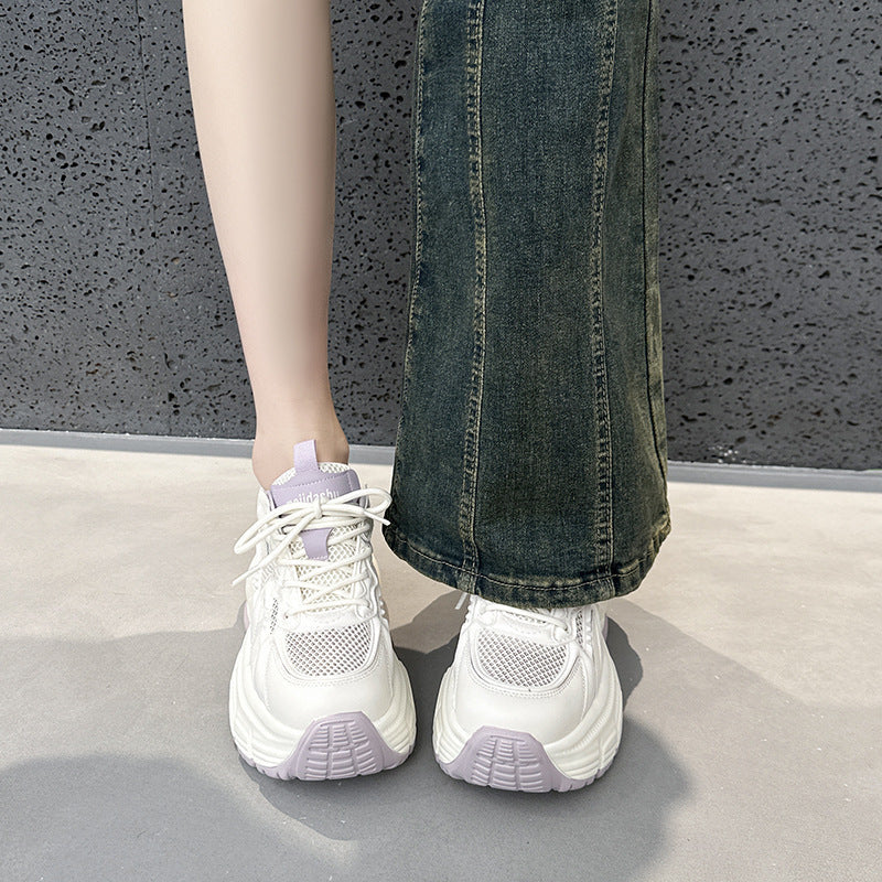 7CM Good-looking Invisible Height Increasing Dad Shoes Female