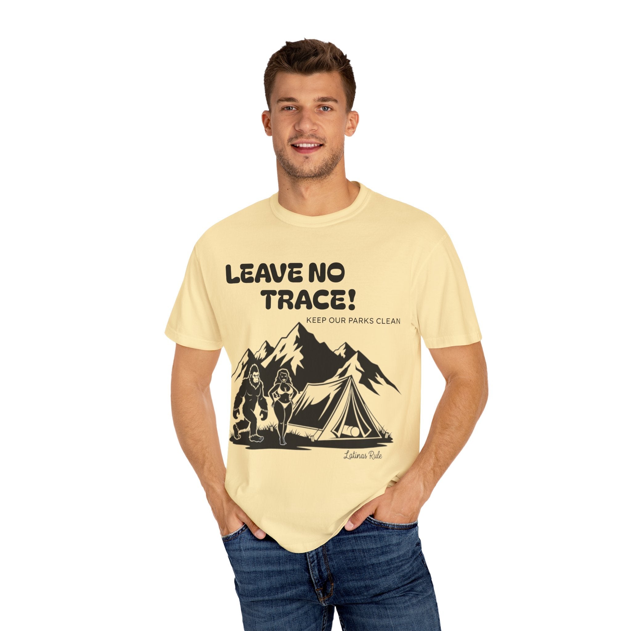Adventure-Ready T-Shirt: Leave No Trace Design, Unisex Nature Tee, Eco-Friendly Graphic Shirt for Outdoors, Camping Gift, Hiking Apparel