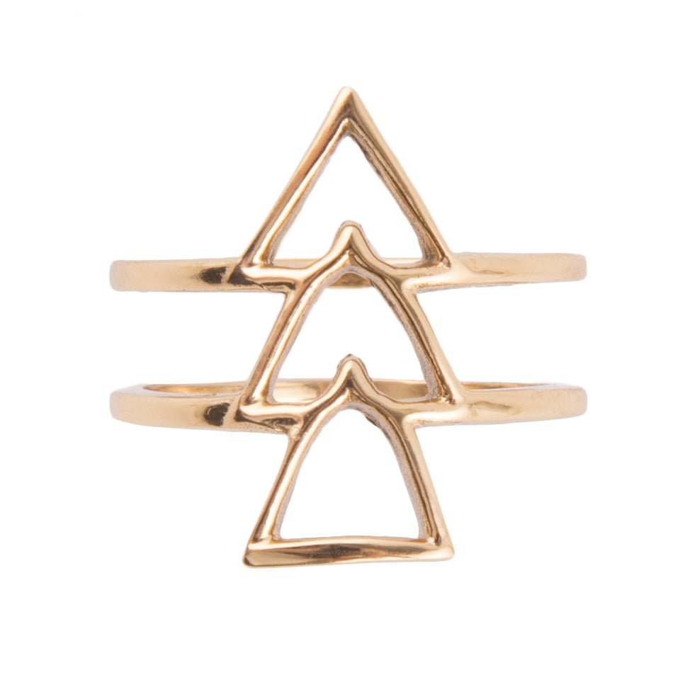 1, 2, 3 Go Golden Bronze Ring