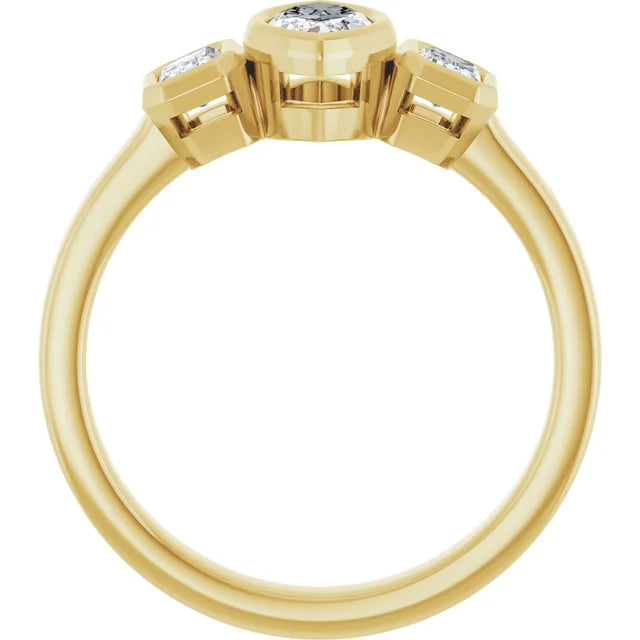 1 ¾ctw Oval Cut Luxury Engagement Ring