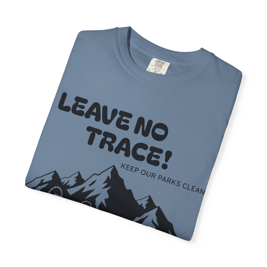 Adventure-Ready T-Shirt: Leave No Trace Design, Unisex Nature Tee, Eco-Friendly Graphic Shirt for Outdoors, Camping Gift, Hiking Apparel