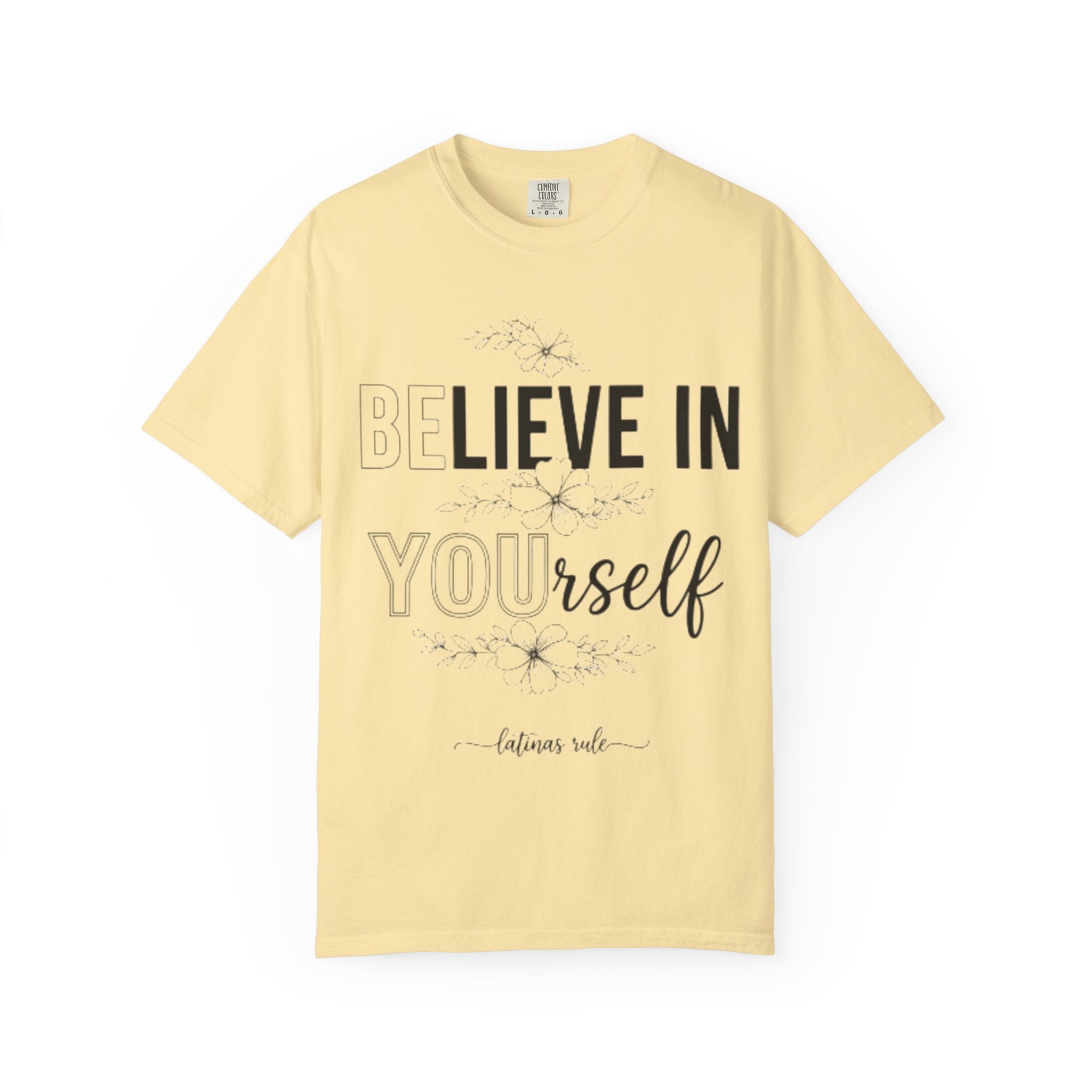 BElieve in Yourself T-shirt, Motivational Tee, Gift for Friends, Self-Love