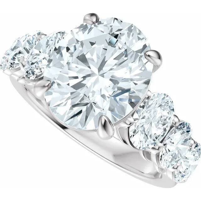 1 ¾ctw Oval Cut Luxury Engagement Ring