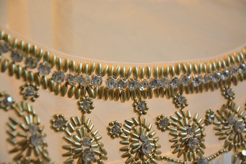 Beaded Chiffon Dress Bohemian Long Dress Bridesmaid Dress