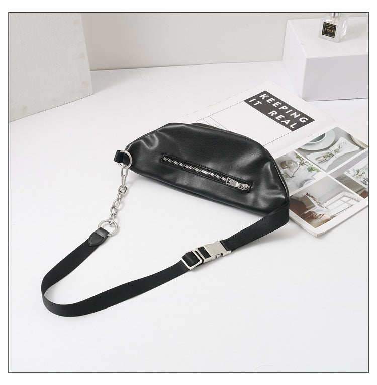 Bag Waist Bag Women's Trendy Ins Bag New Female Bag Trendy Star With The Same Paragraph Net Celebrity Messenger Chest Bag Wild Single Shoulder