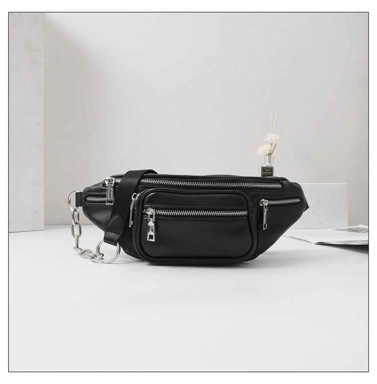 Bag Waist Bag Women's Trendy Ins Bag New Female Bag Trendy Star With The Same Paragraph Net Celebrity Messenger Chest Bag Wild Single Shoulder