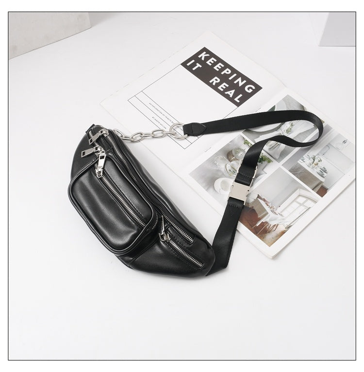 Bag Waist Bag Women's Trendy Ins Bag New Female Bag Trendy Star With The Same Paragraph Net Celebrity Messenger Chest Bag Wild Single Shoulder