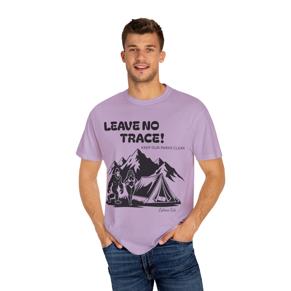 Adventure-Ready T-Shirt: Leave No Trace Design, Unisex Nature Tee, Eco-Friendly Graphic Shirt for Outdoors, Camping Gift, Hiking Apparel