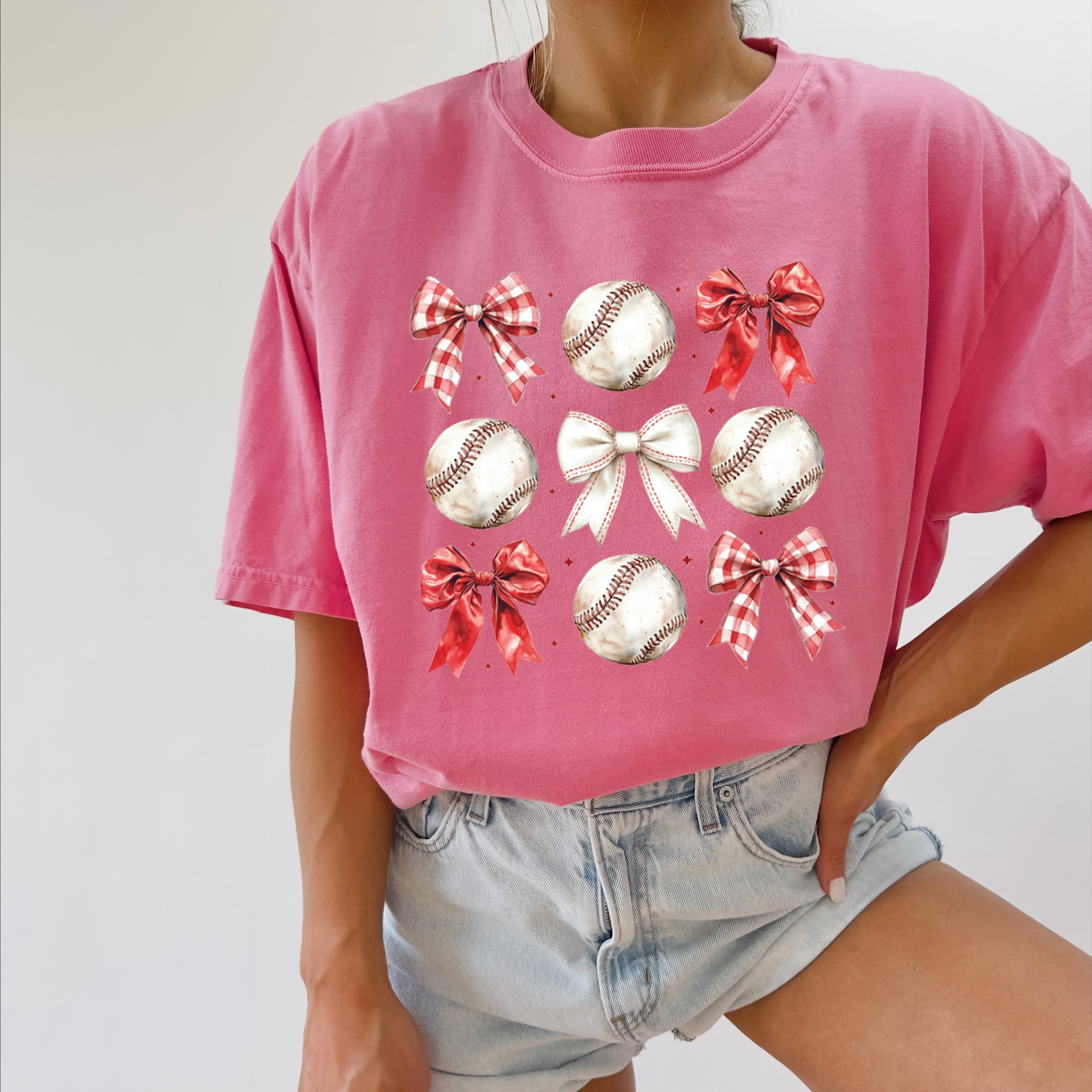 Baseball mom Game Day Comfort Colors Graphic Tees (9 baseball graphics)