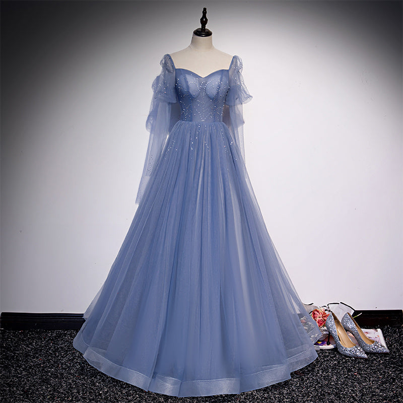 Banquet Evening Dress Dress Women's, Blue Long Dress