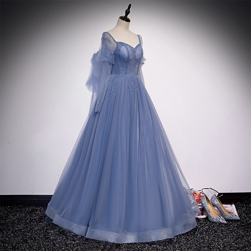 Banquet Evening Dress Dress Women's, Blue Long Dress