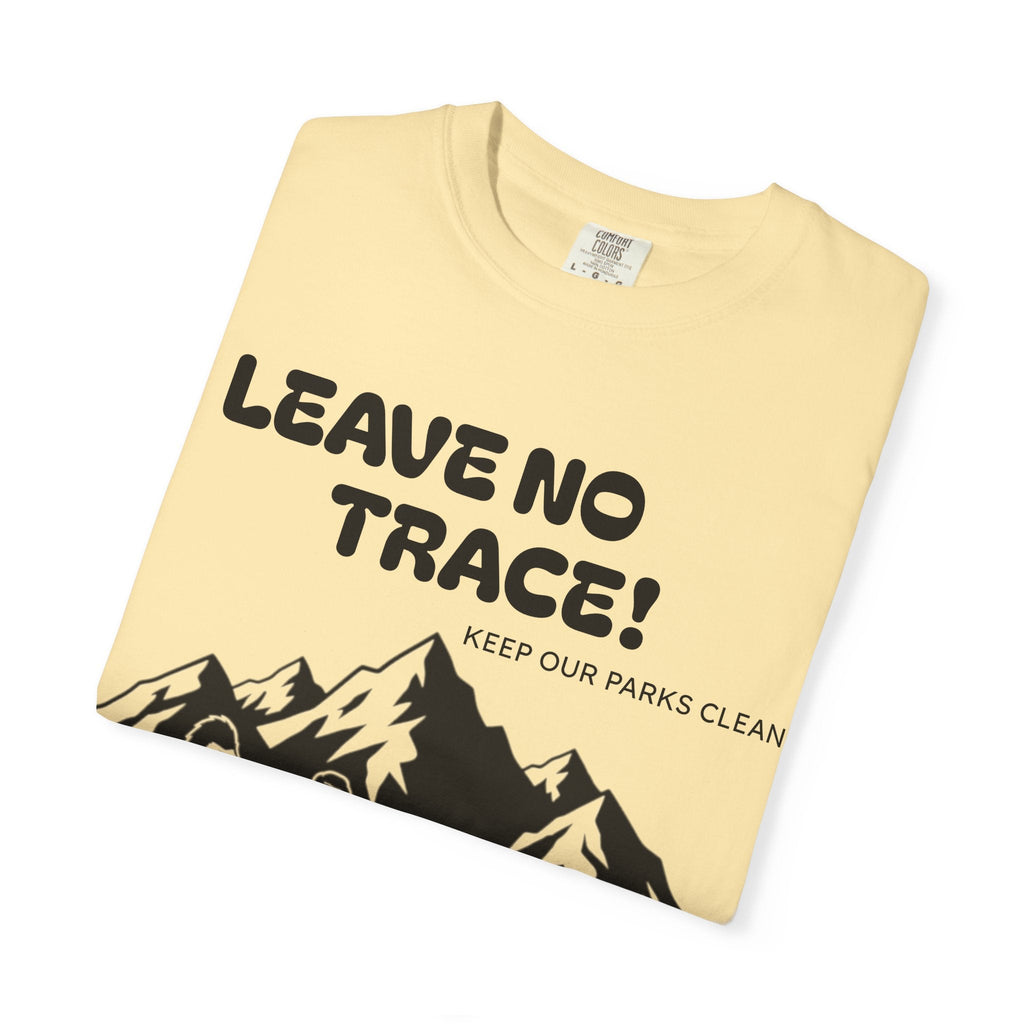Adventure-Ready T-Shirt: Leave No Trace Design, Unisex Nature Tee, Eco-Friendly Graphic Shirt for Outdoors, Camping Gift, Hiking Apparel