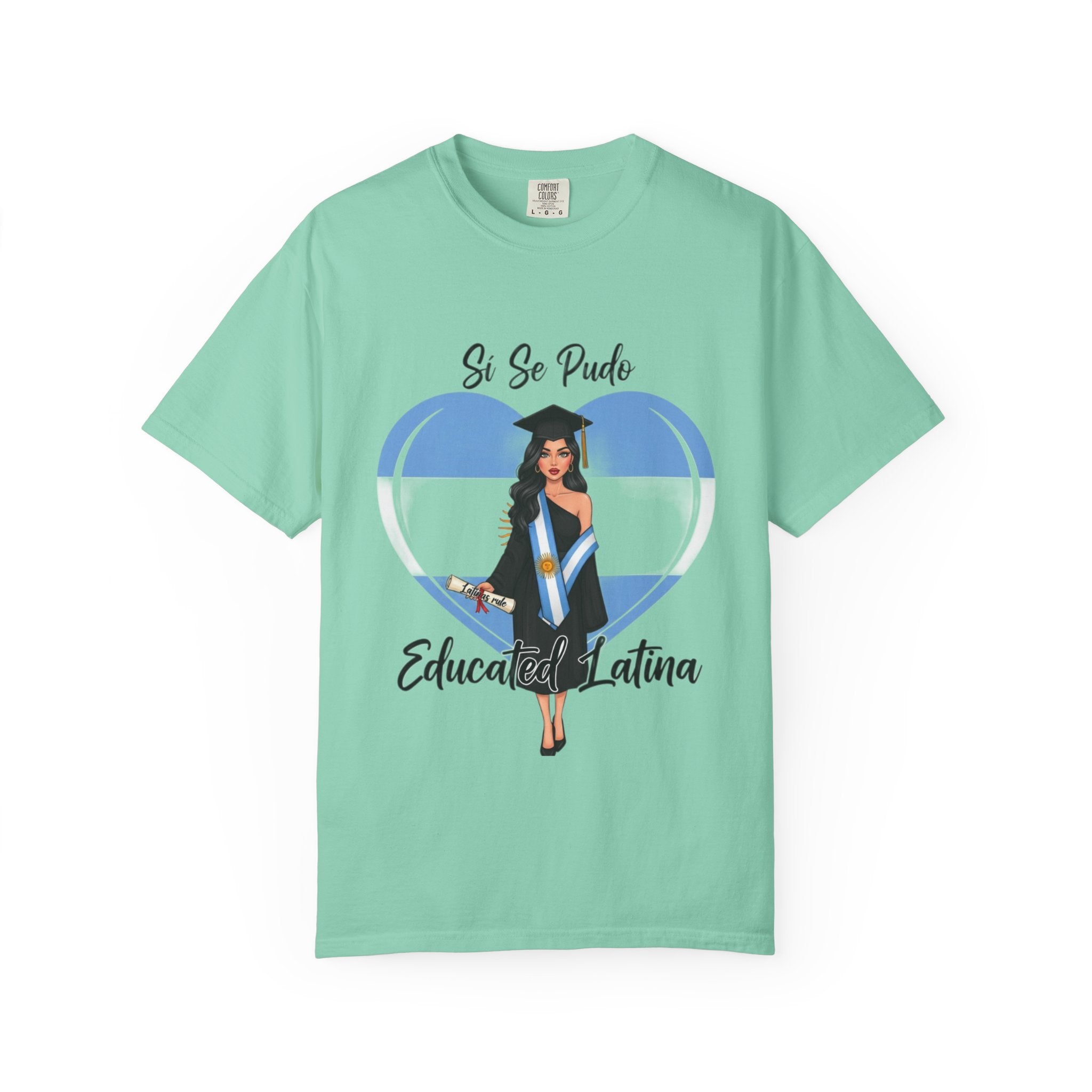 Argentina Graduation Pride T-Shirt - Si Se Pudo,EducatedLatina,GiftforGraduates