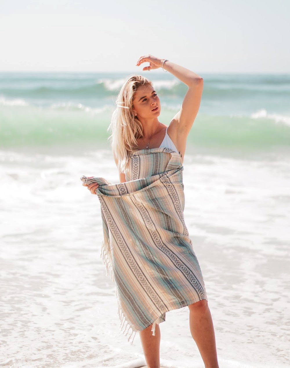 Basiclayersca Mexican Turkish Cotton Throw Blanket for Home