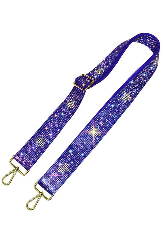 1.5 inches Rhinestone Guitar Strap or Crossbody Bag Strap