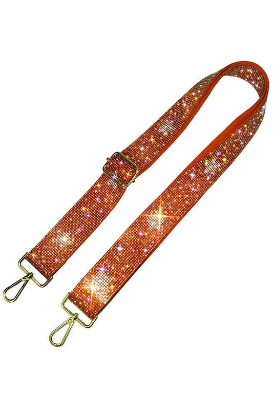 1.5 inches Rhinestone Guitar Strap or Crossbody Bag Strap