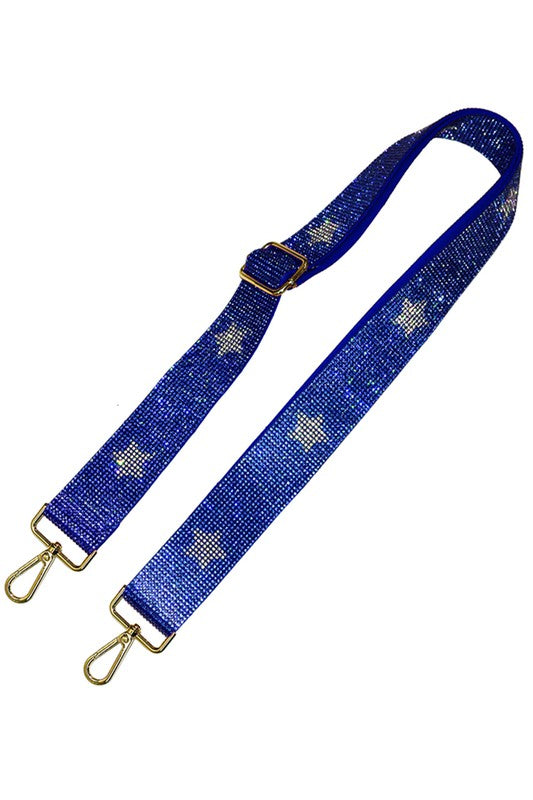 1.5 inches Rhinestone Guitar Strap or Crossbody Bag Strap