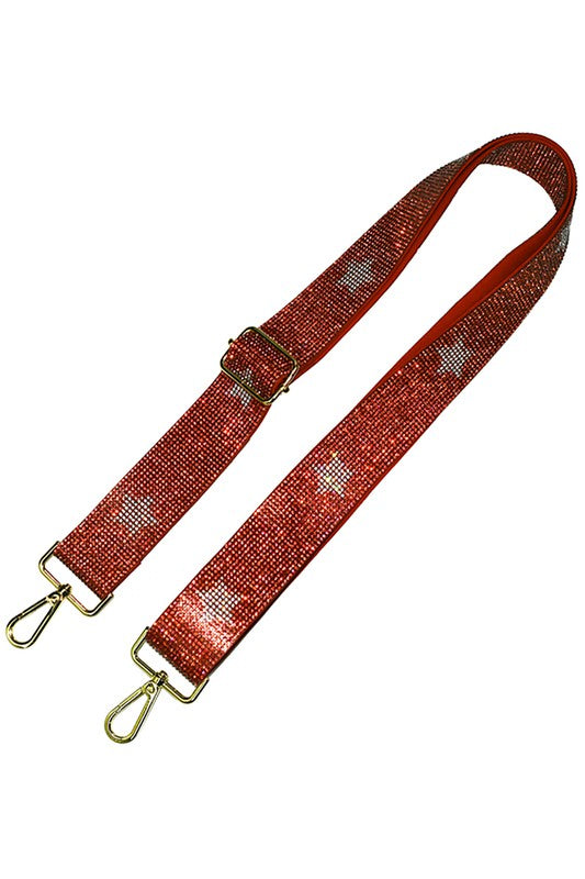1.5 inches Rhinestone Guitar Strap or Crossbody Bag Strap