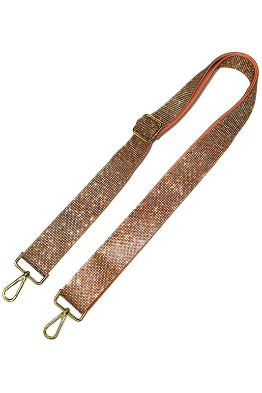 1.5 Inches Rhinestone Guitar Strap in Multi Colors