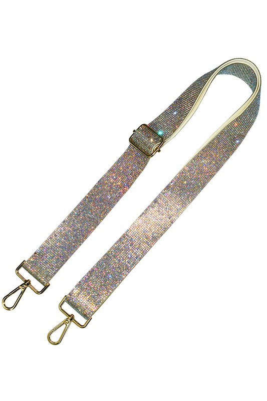 1.5 Inches Rhinestone Guitar Strap in Multi Colors