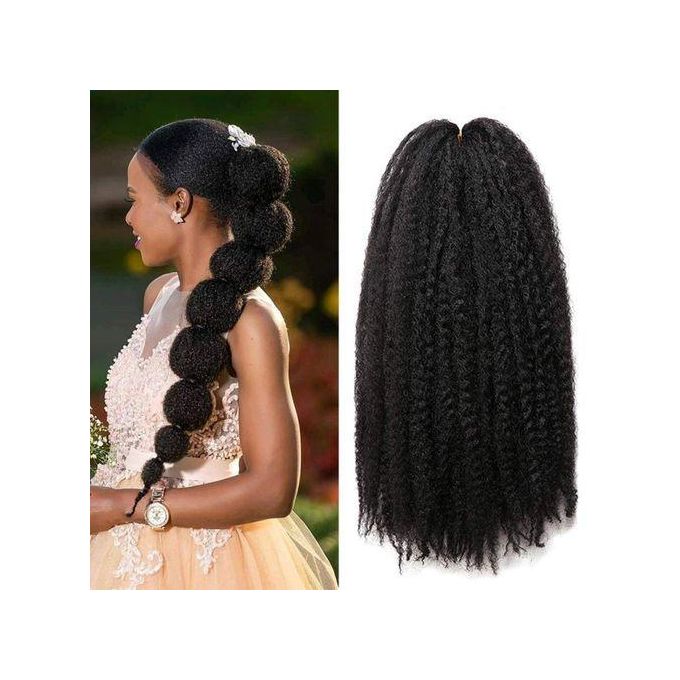 18" Marley Hair for Braids | Afro Kinky Ombre Braiding Hair | Kanekalon Extensions | 30 Strands/Pack