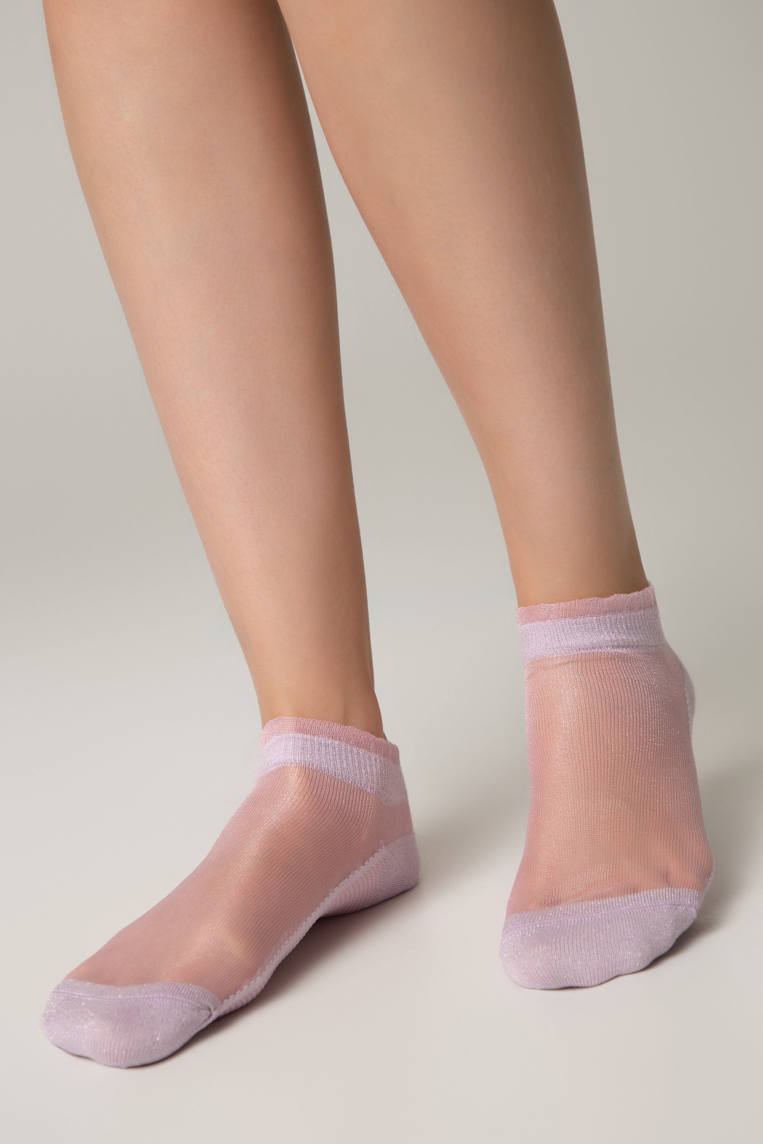 Ankle Socks Conte Active - 229 Transparent with Lurex