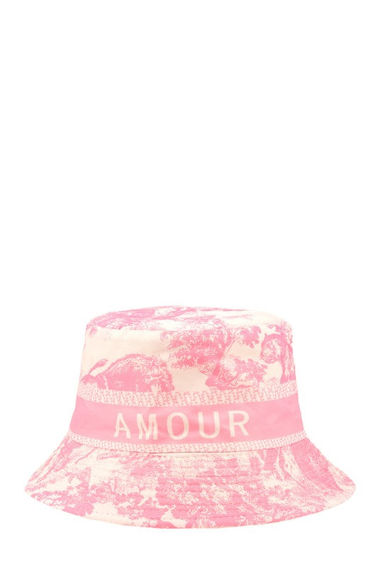 AMOUR Embroidery Bucket Hat