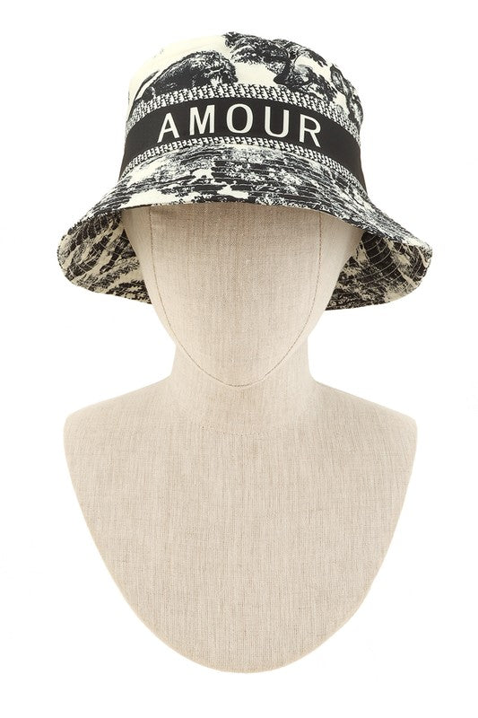 AMOUR Embroidery Bucket Hat