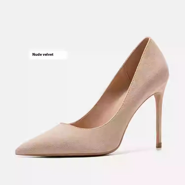 Authentic Leather High Heels Women's Stiletto Heel