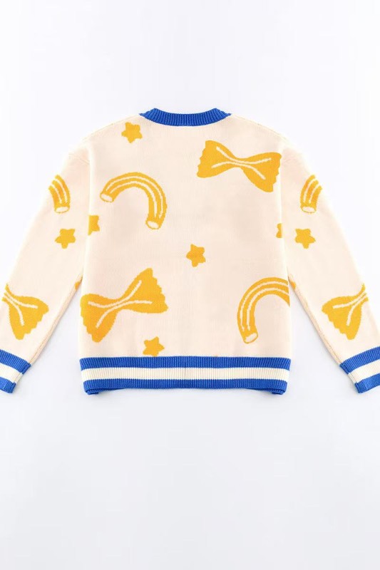 Al dente pasta knit sweater