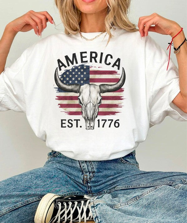 America 1776 Graphic Tee Shirt