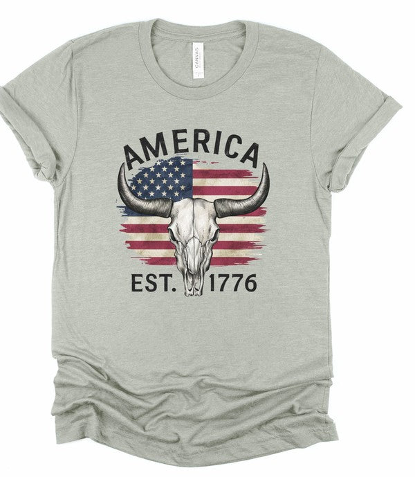 America 1776 Graphic Tee Shirt