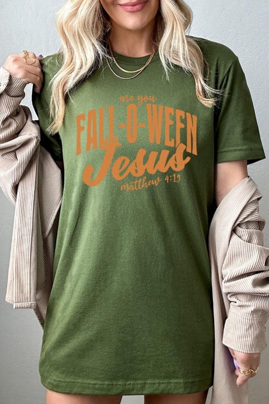 Are You Fall O Ween Jesus Graphic Tee