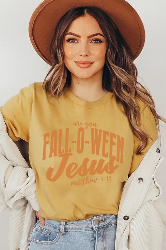 Are You Fall O Ween Jesus Graphic Tee
