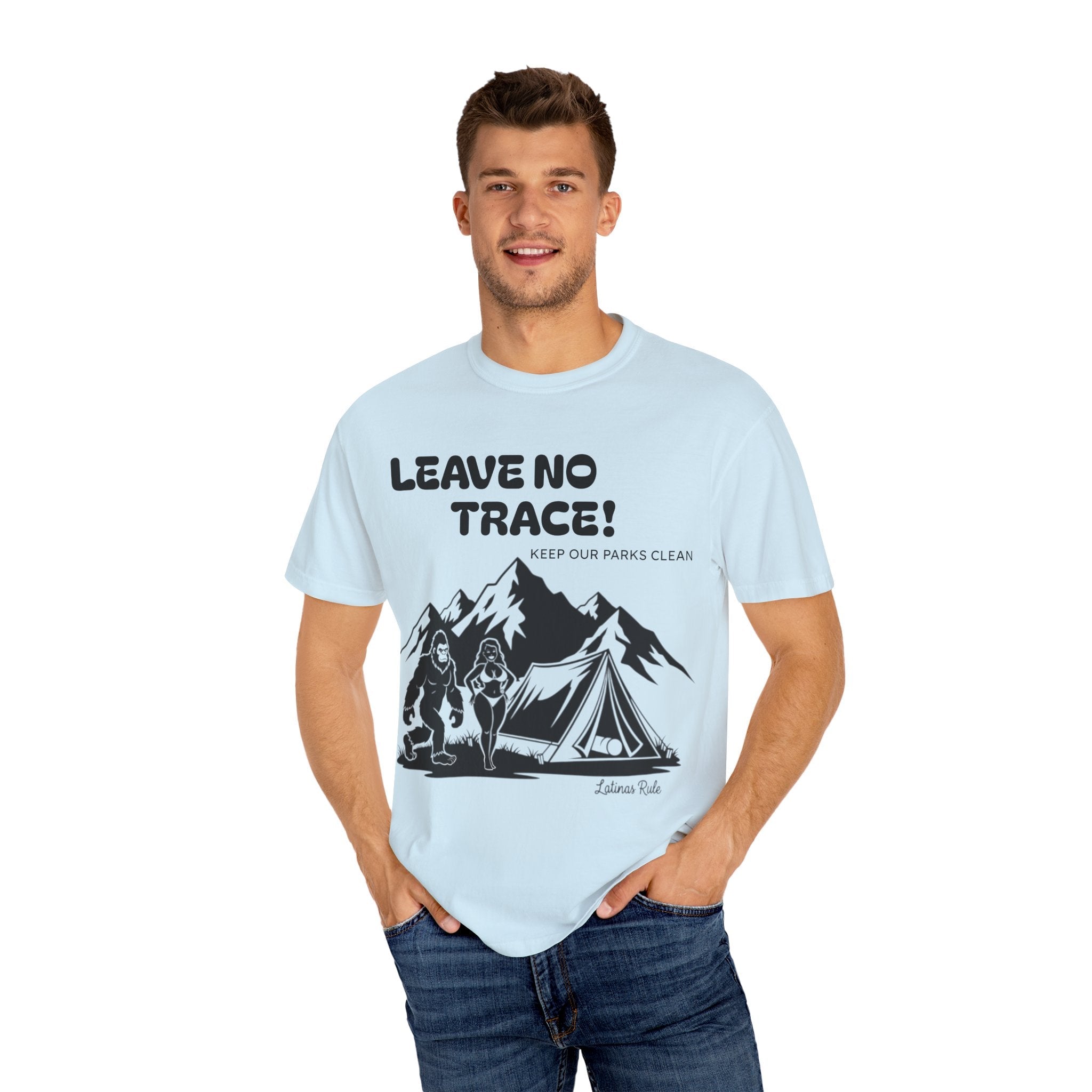 Adventure-Ready T-Shirt: Leave No Trace Design, Unisex Nature Tee, Eco-Friendly Graphic Shirt for Outdoors, Camping Gift, Hiking Apparel