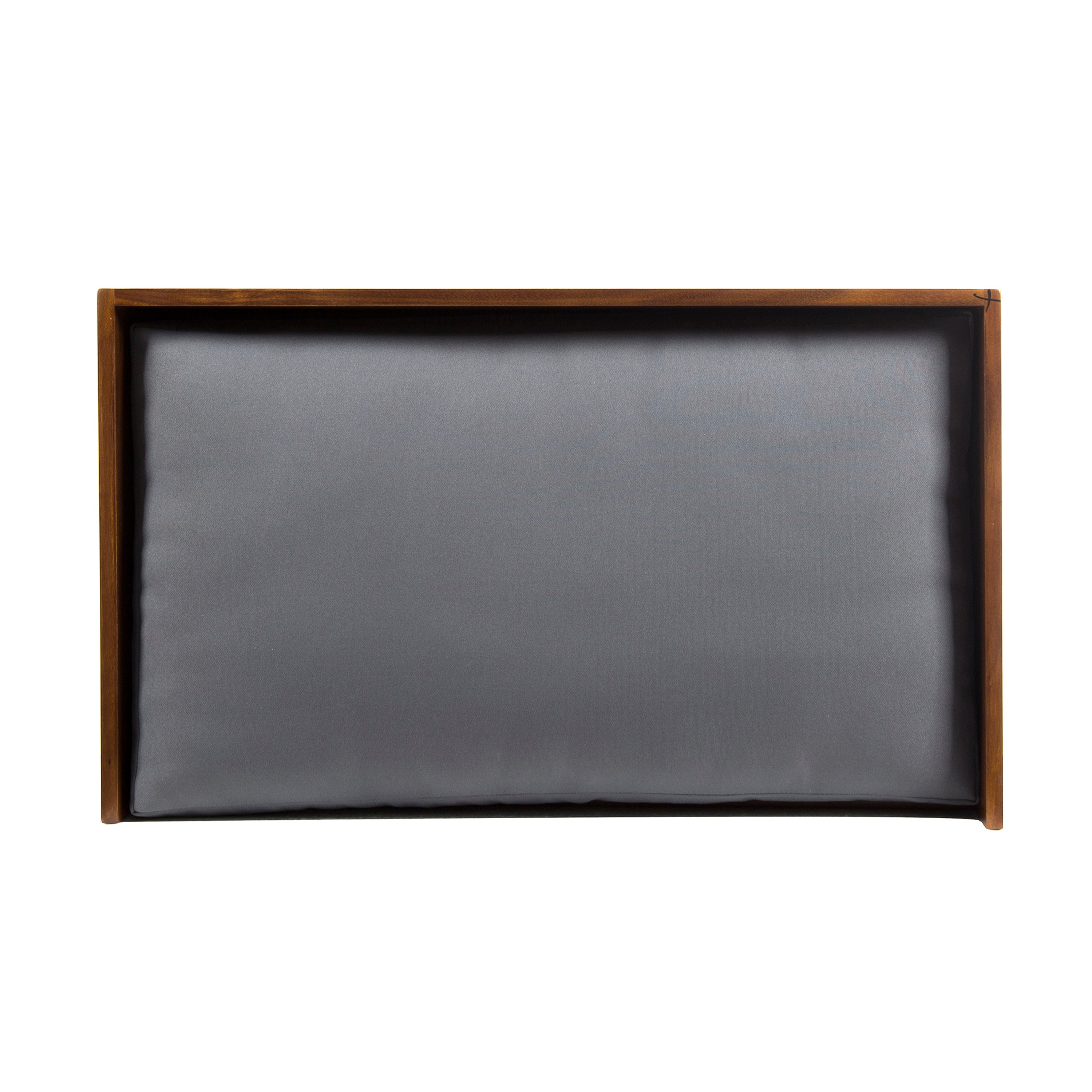 Acacia Wood Dog Bed with High-quality Mattress