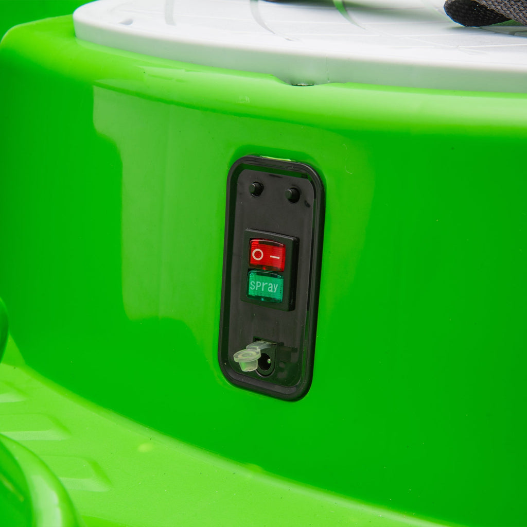 12V Kids Ride On Bumper Car W/Parents Control,Dinosaur Shape & Element Design,2WD,Spray With Light,360 Degree Rotation,Safety Anti-Collision Strip,Switchable music,Large Size Seat Design For Kids 2-5.