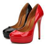 Anti-string Crossbody Plus Size Women's Low-cut High Heel Pumps