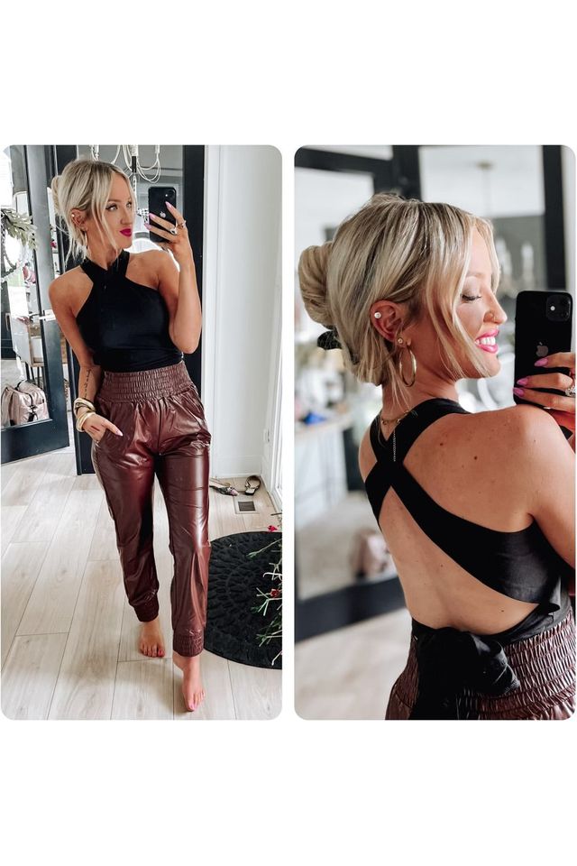 Backless Bow Halter Top