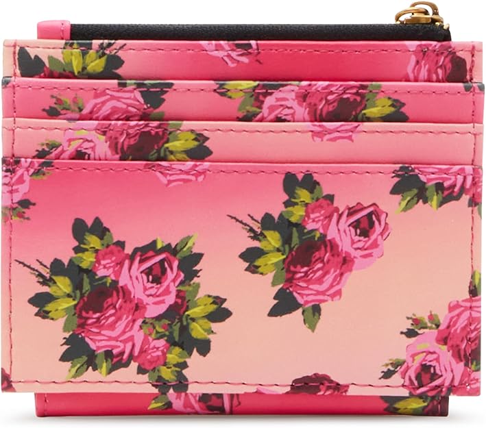 Betsey Johnson Leopard Floral Bifold Wallet