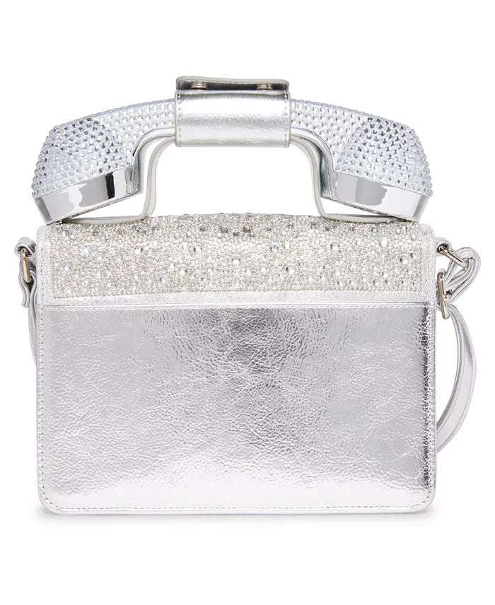 Betsey Johnson Women's Party Line Faux Rhinestone Phone Bag