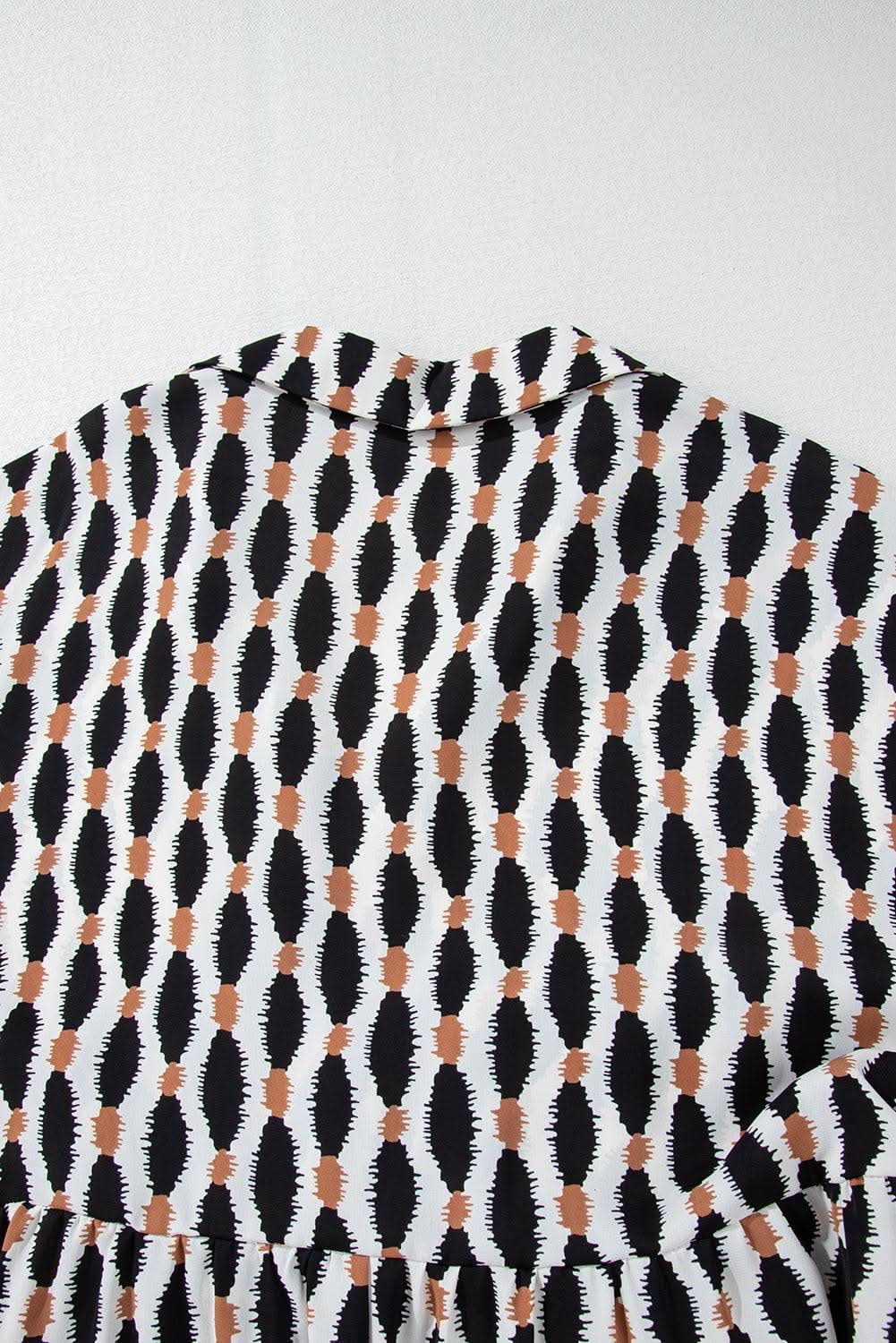 Apricot Plus Size V-Neck Mini Dress by Love Salve