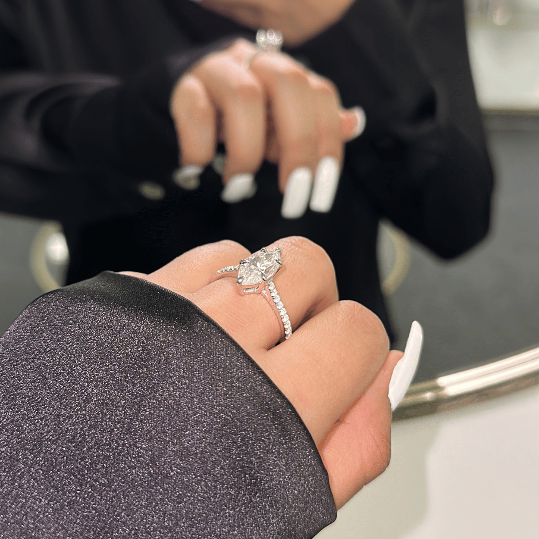 3.0ct Marquise Cut Engagement Ring
