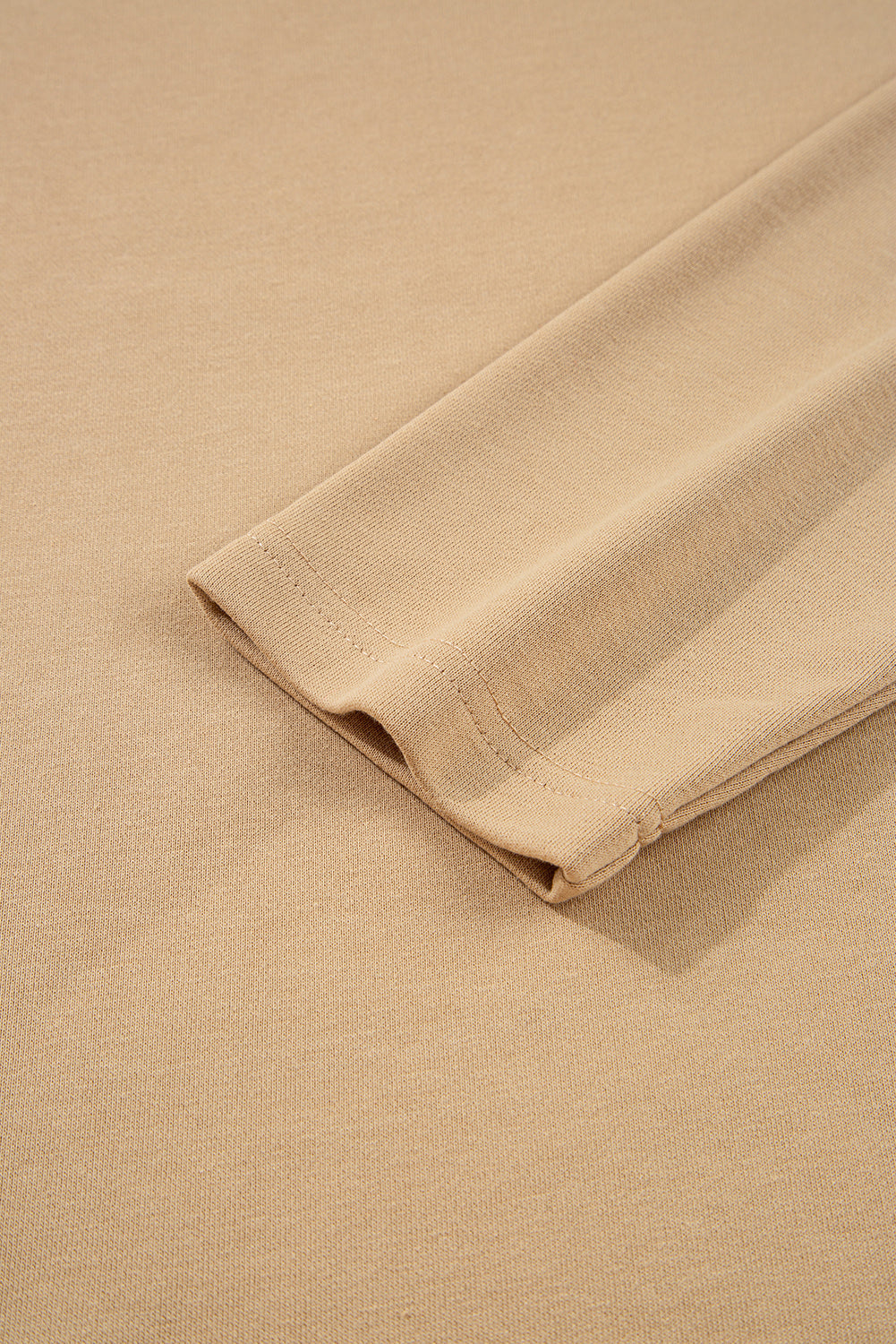 88 Drawstring Hem Long Sleeve Top