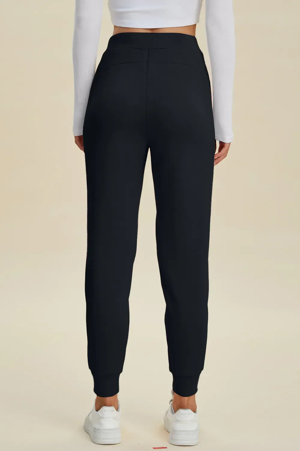 Basic Bae Air Scuba Drawstring High Waist Joggers